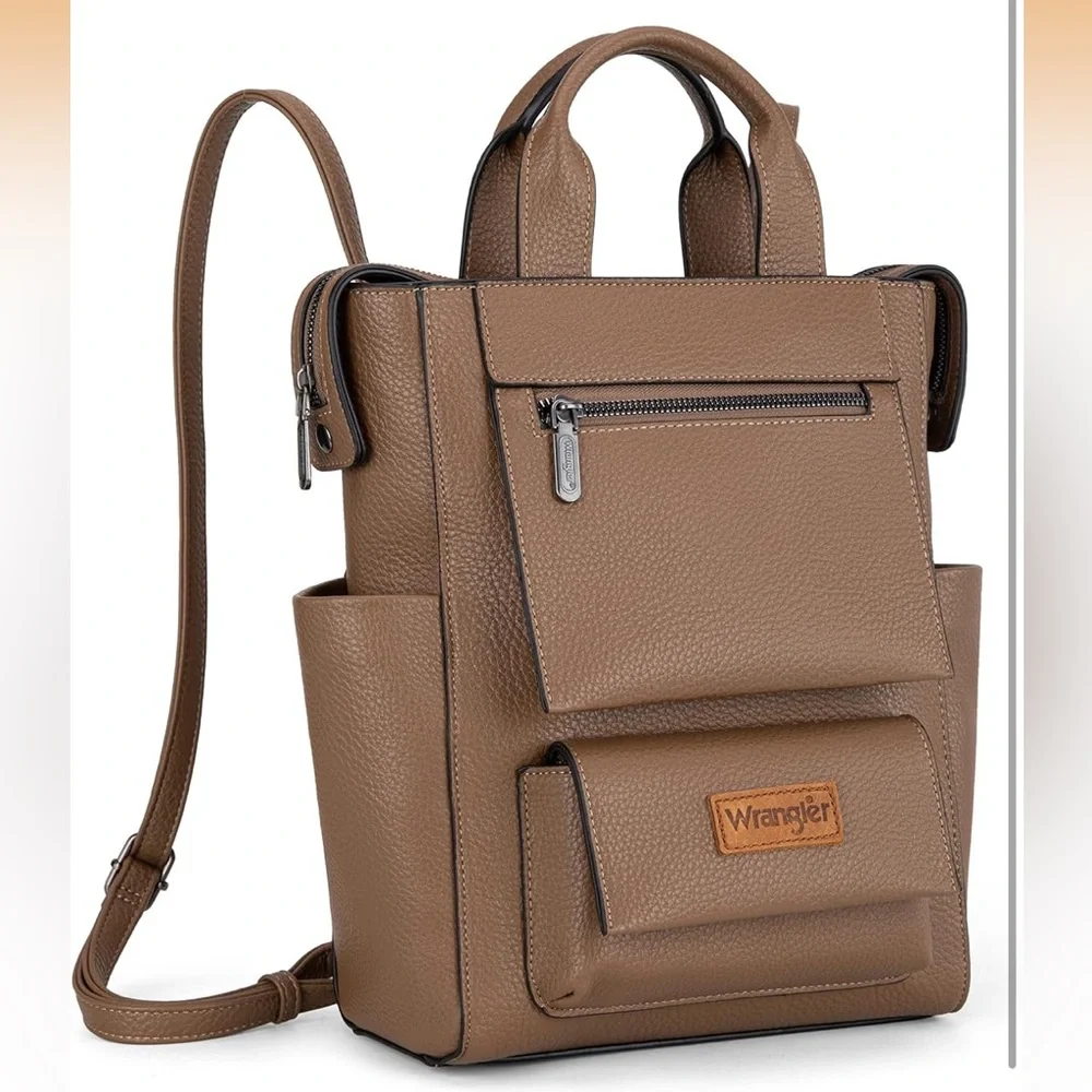 Wrangler Leather convertible Backpack